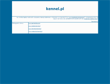 Tablet Screenshot of kennel.pl