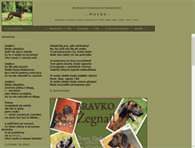 Tablet Screenshot of hazba.kennel.pl